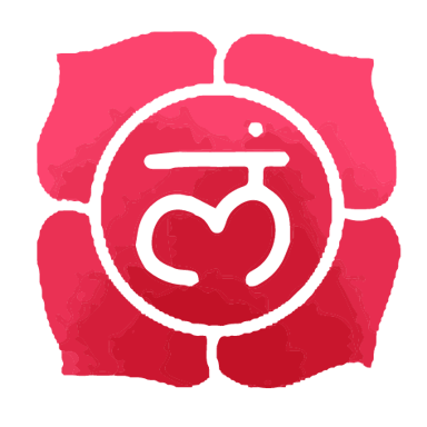 Root chakra Muladhara icon — red chakra symbol for Chakratones chakra sound healing guide