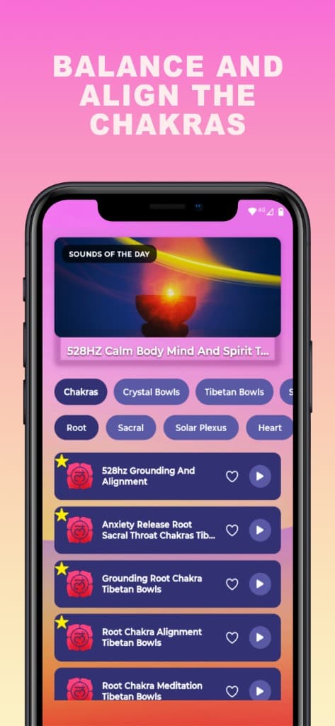 Balance and align the chakras in Chakratones — crystal bowl, solfeggio, and chakra sound healing recordings